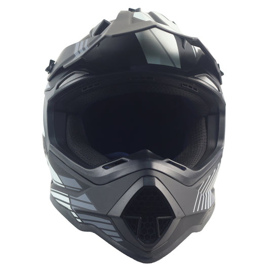 Customizable Off-Road Motorcycle Helmet, Eye-Catching Luminous Design for All Weather