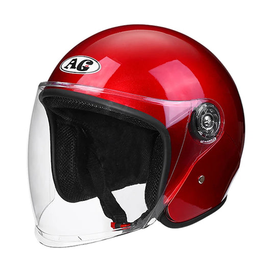 Dual Sport Open Face Half Face Motorcycle Helmet for Riding Adventures