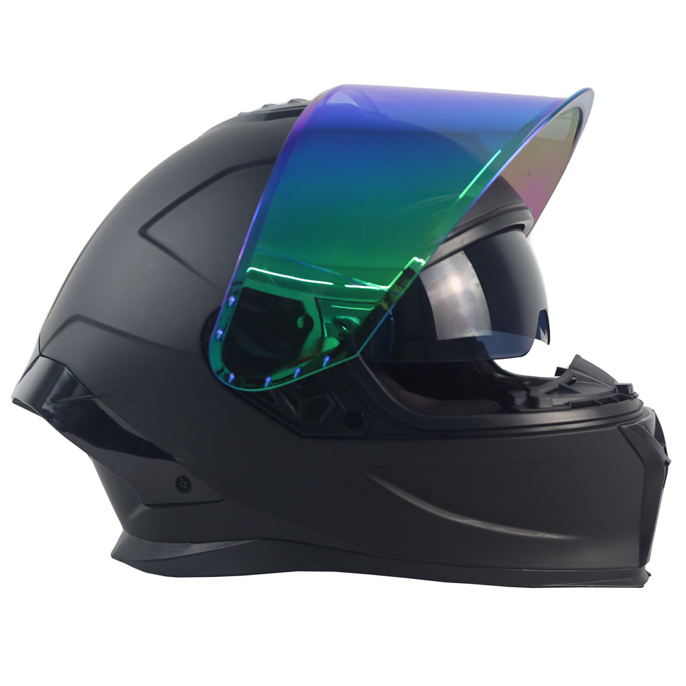 High Quality 2025 TOOP Wholesale Factory Single Visor Motorcycle Full Face Helmets Dot Certification