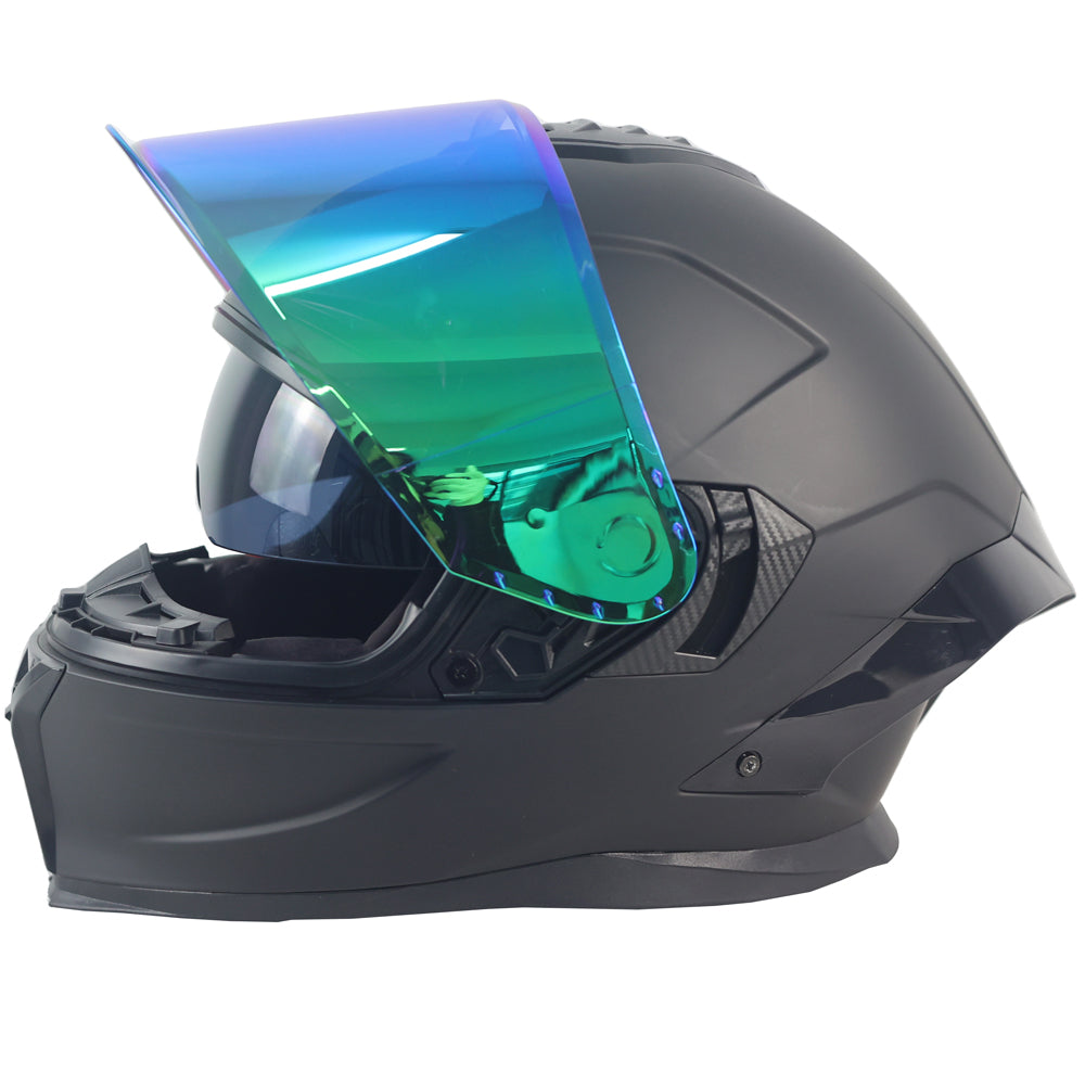 High Quality 2025 TOOP Wholesale Factory Single Visor Motorcycle Full Face Helmets Dot Certification