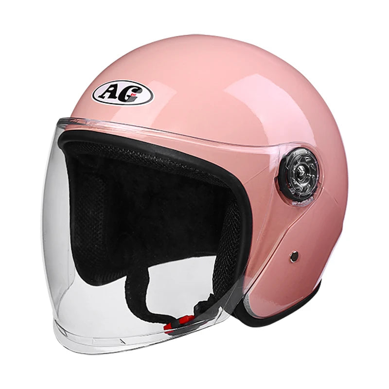Dual Sport Open Face Half Face Motorcycle Helmet for Riding Adventures