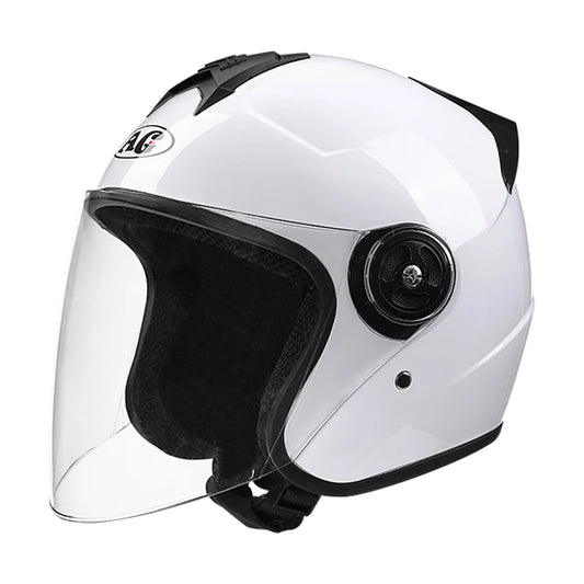 Motorcycle Helmet Men Women Winter Heattech Battery Car Half Helmet All-Year Sun Protection Security