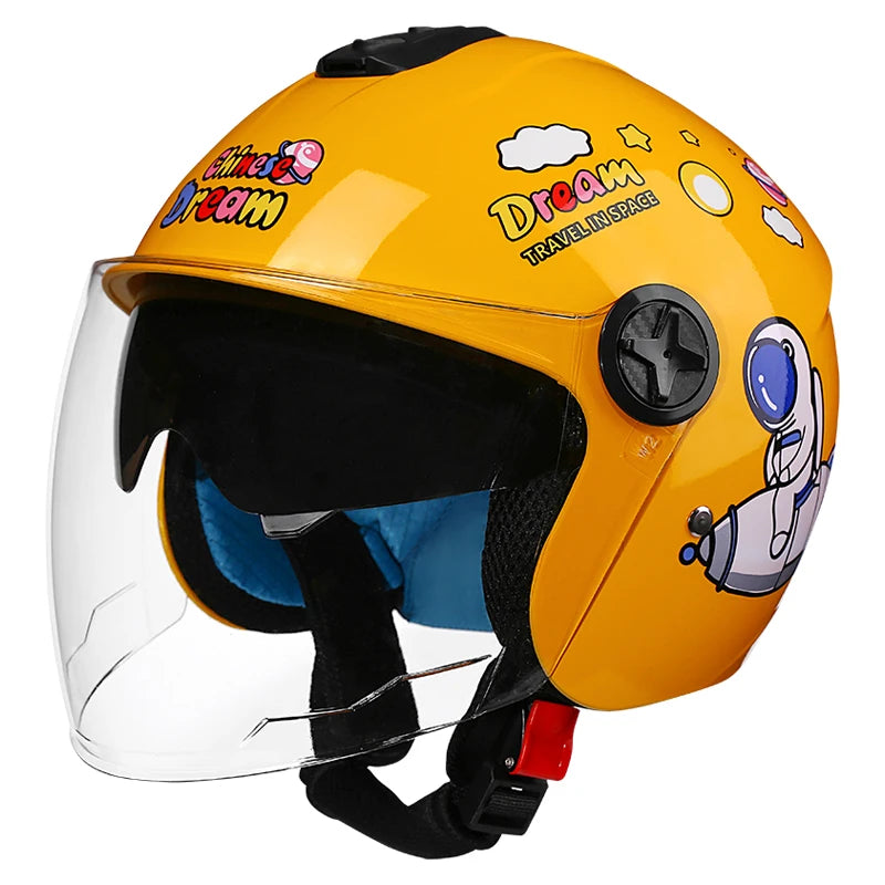 Impact-Resistant Motorcycle Helmet Quick-Release Buckle for Kids Safety