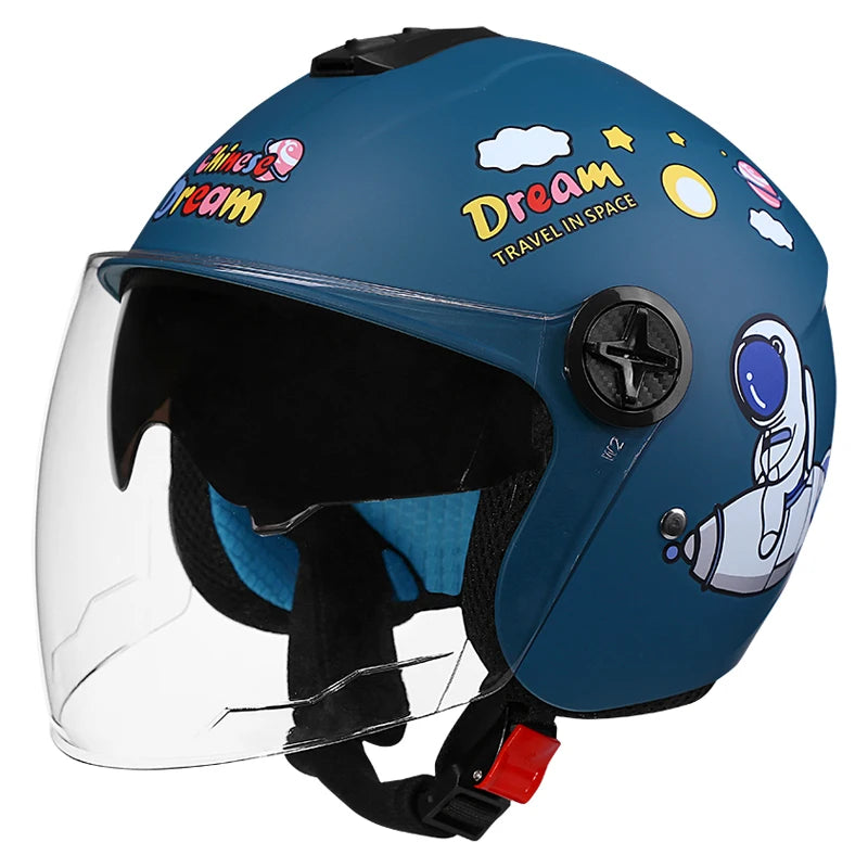 Impact-Resistant Motorcycle Helmet Quick-Release Buckle for Kids Safety