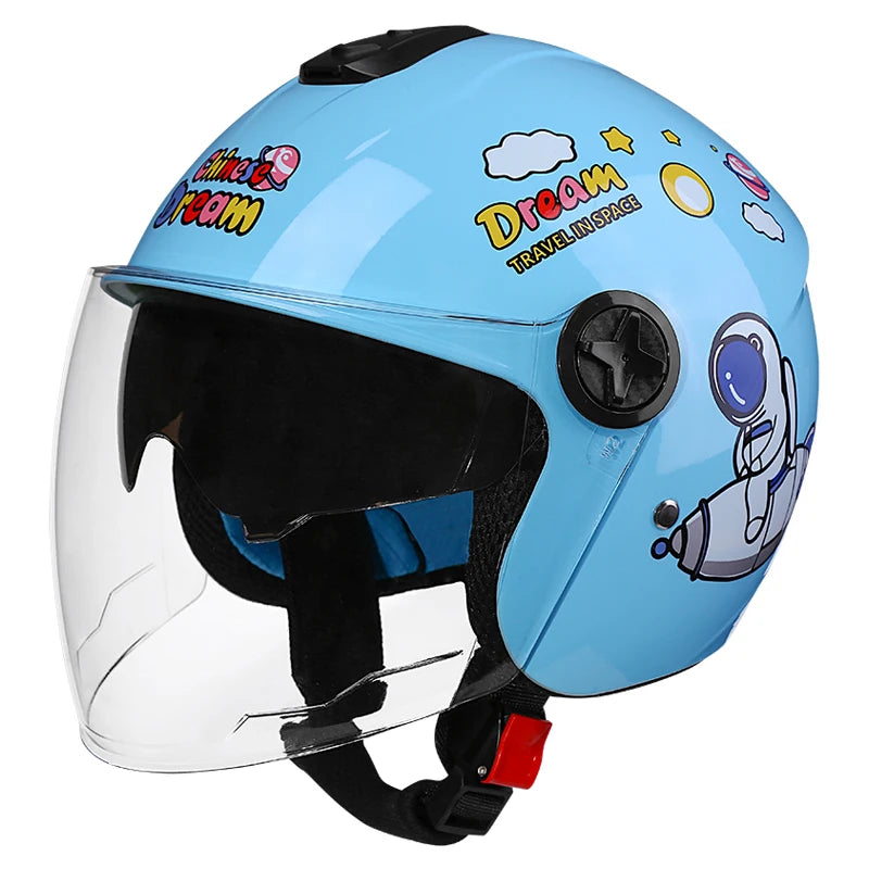 Impact-Resistant Motorcycle Helmet Quick-Release Buckle for Kids Safety