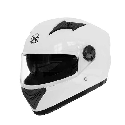 Durable Protective Classic Cool Full Face Motorcycle Helmet Solid Bright Black