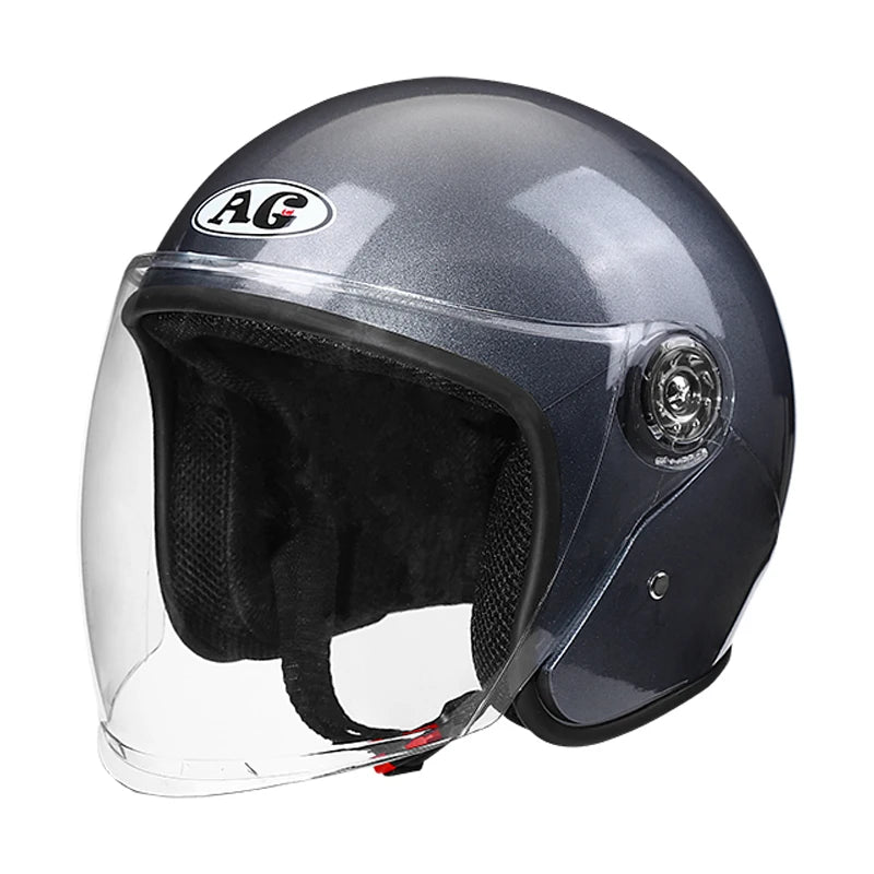 Dual Sport Open Face Half Face Motorcycle Helmet for Riding Adventures