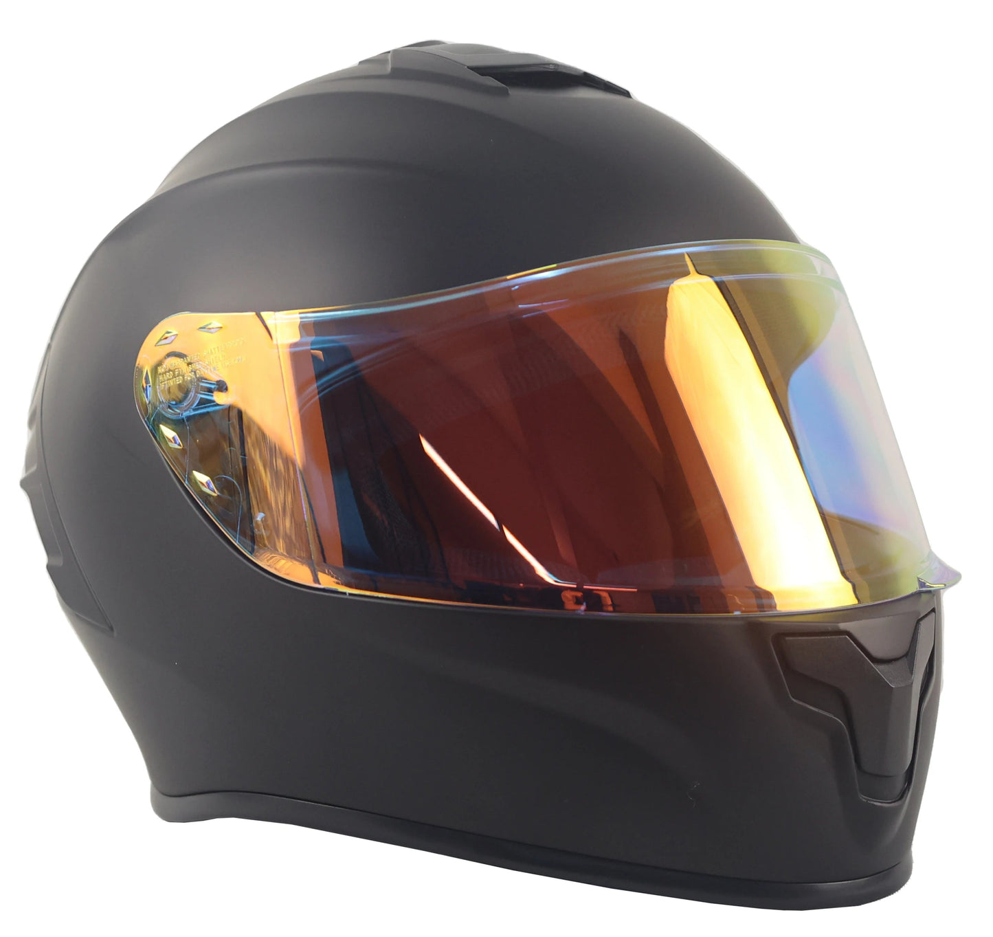 ABS Full Face Motorcycle Helmet with Quick Release Feature