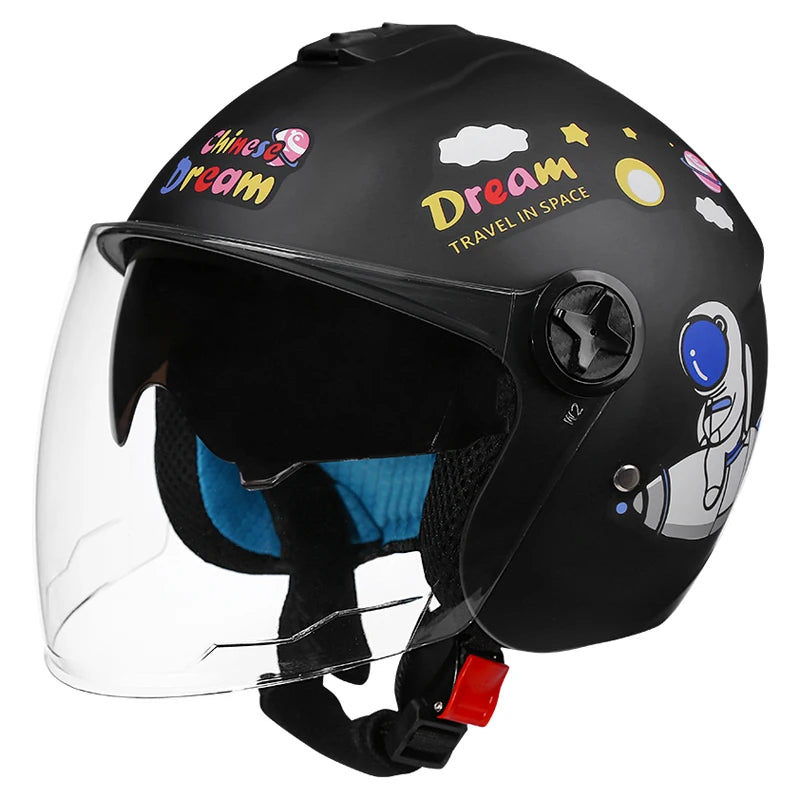 Impact-Resistant Motorcycle Helmet Quick-Release Buckle for Kids Safety