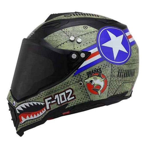 Motorcycle Helmet Retro Vintage 3/4 Helmet Cruiser Scooter Moto Helmet with Lens