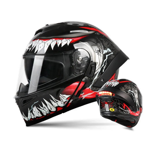 Flip-Up Motorcycle Helmets
