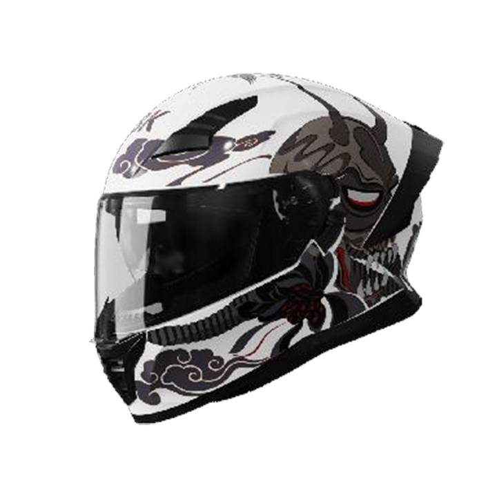 Motorcycle Helmets with Release Closure Increased Visibility Safety Low-Light Conditions