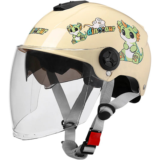 Breathable Cruiser Motorcycle Helmet Ventilation System for Summer Rides Dual Visors Double Lenses