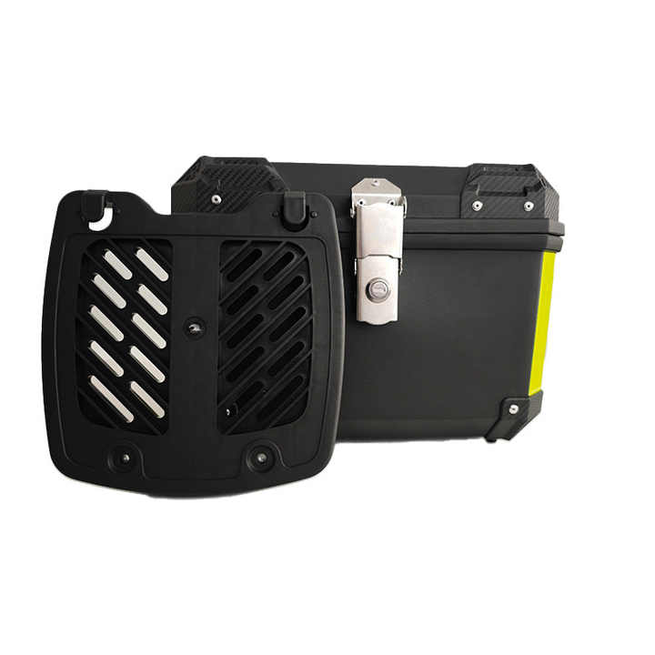 Detachable Electric Motorcycle Trunk Large Capacity Motorbike Suitcase Scooter PP Top case Motorcycle Universal Tail Boxes