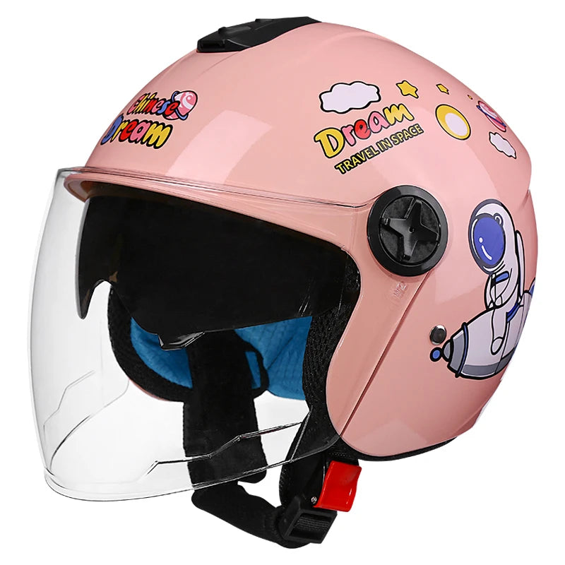 Impact-Resistant Motorcycle Helmet Quick-Release Buckle for Kids Safety